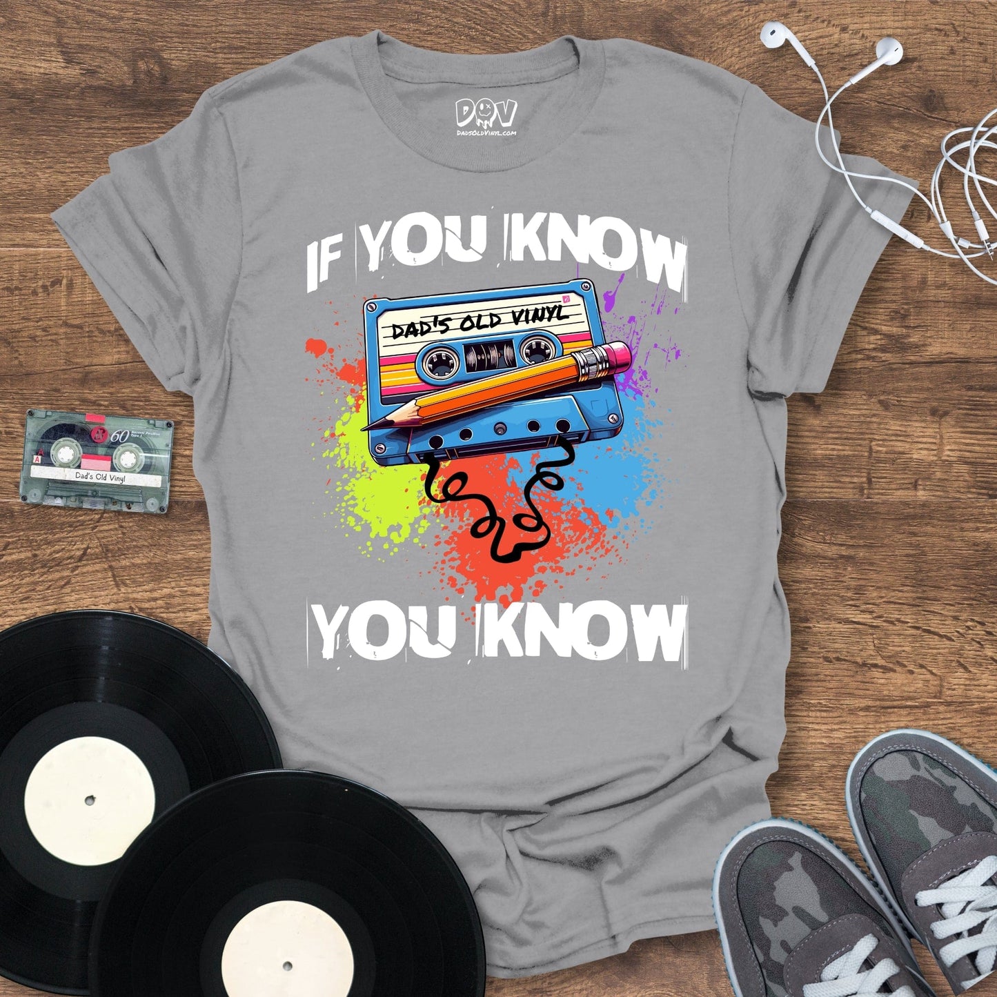 Printify Cassette Tape Fix T-Shirt