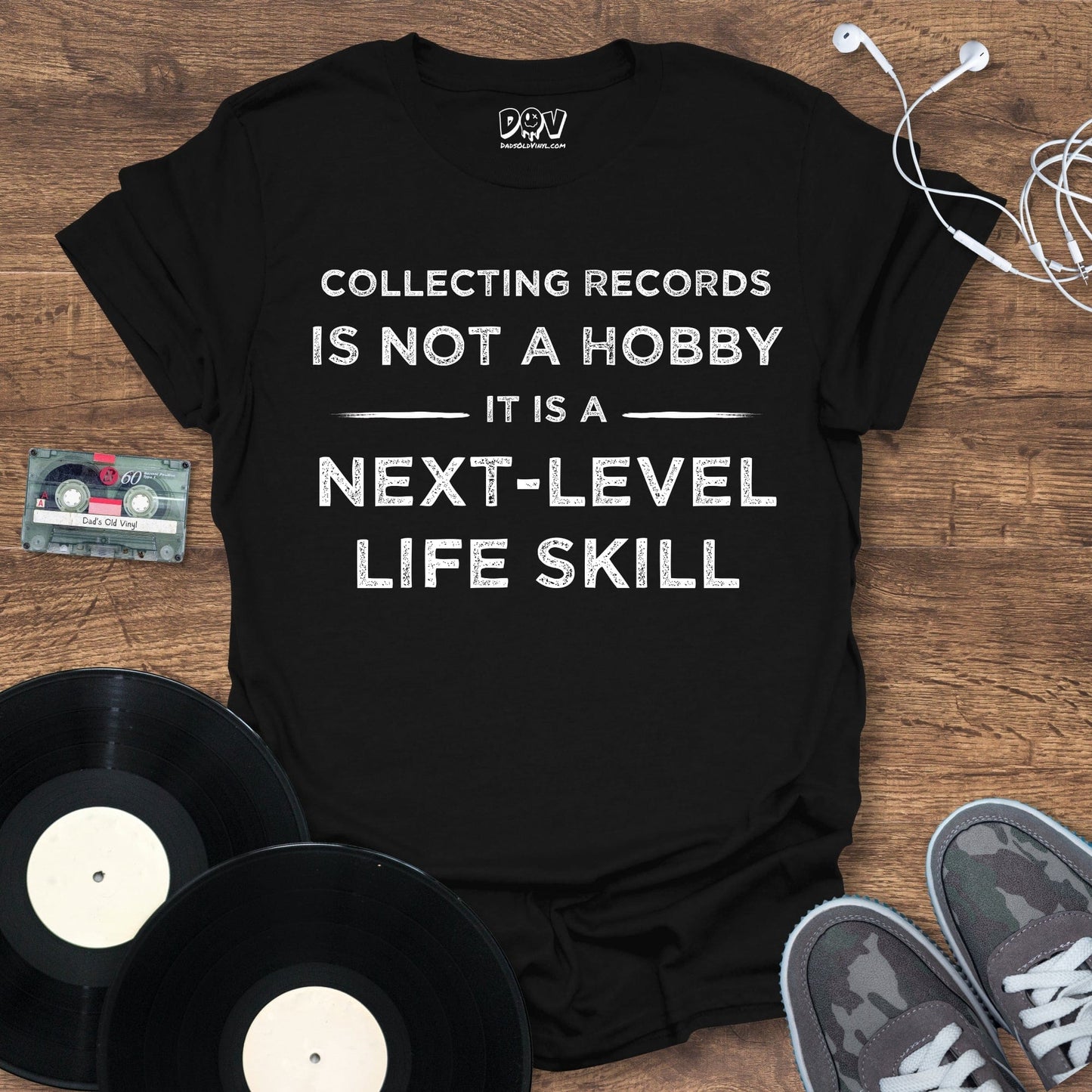 Printify Collecting Records Is Not A Hobby T-Shirt