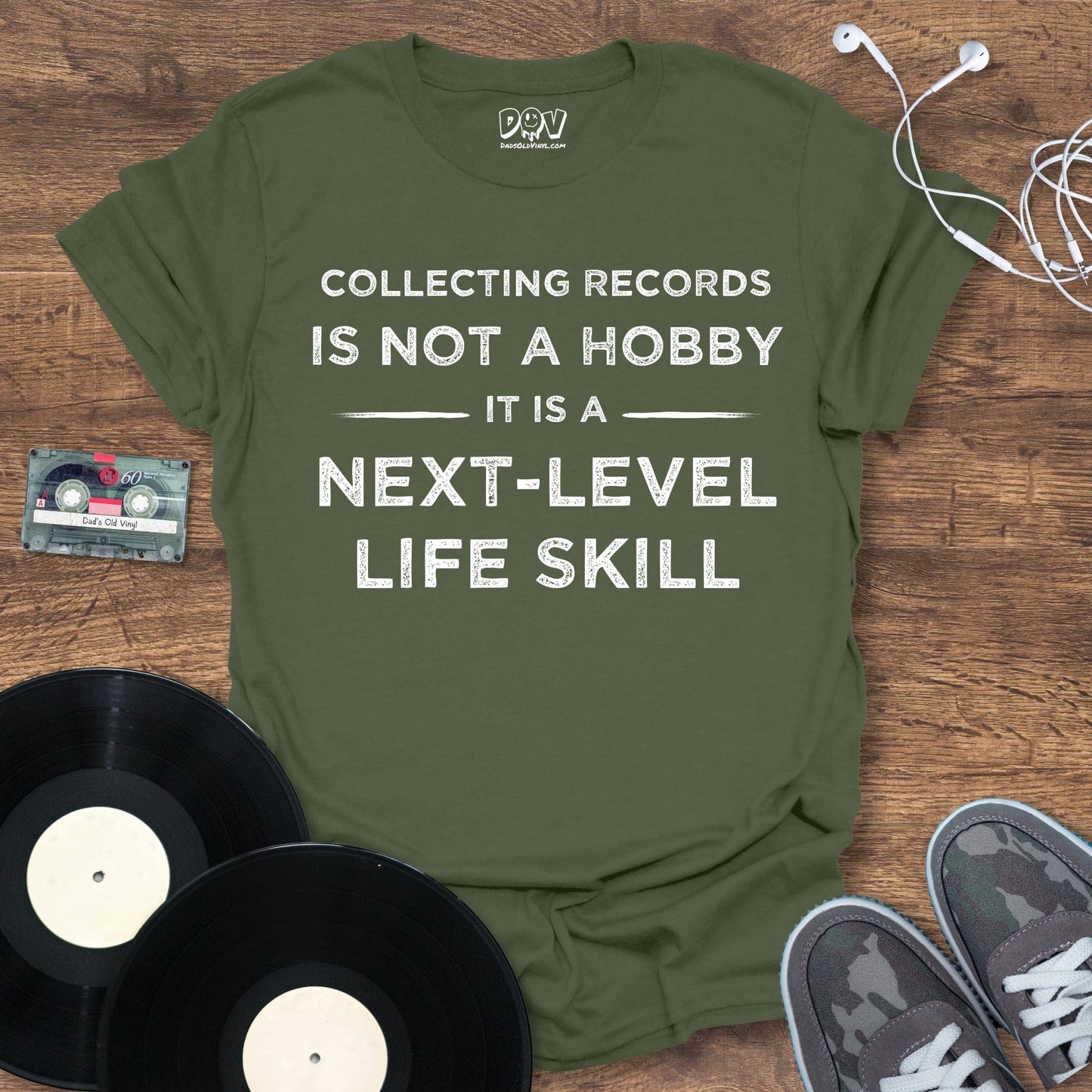 Printify Collecting Records Is Not A Hobby T-Shirt