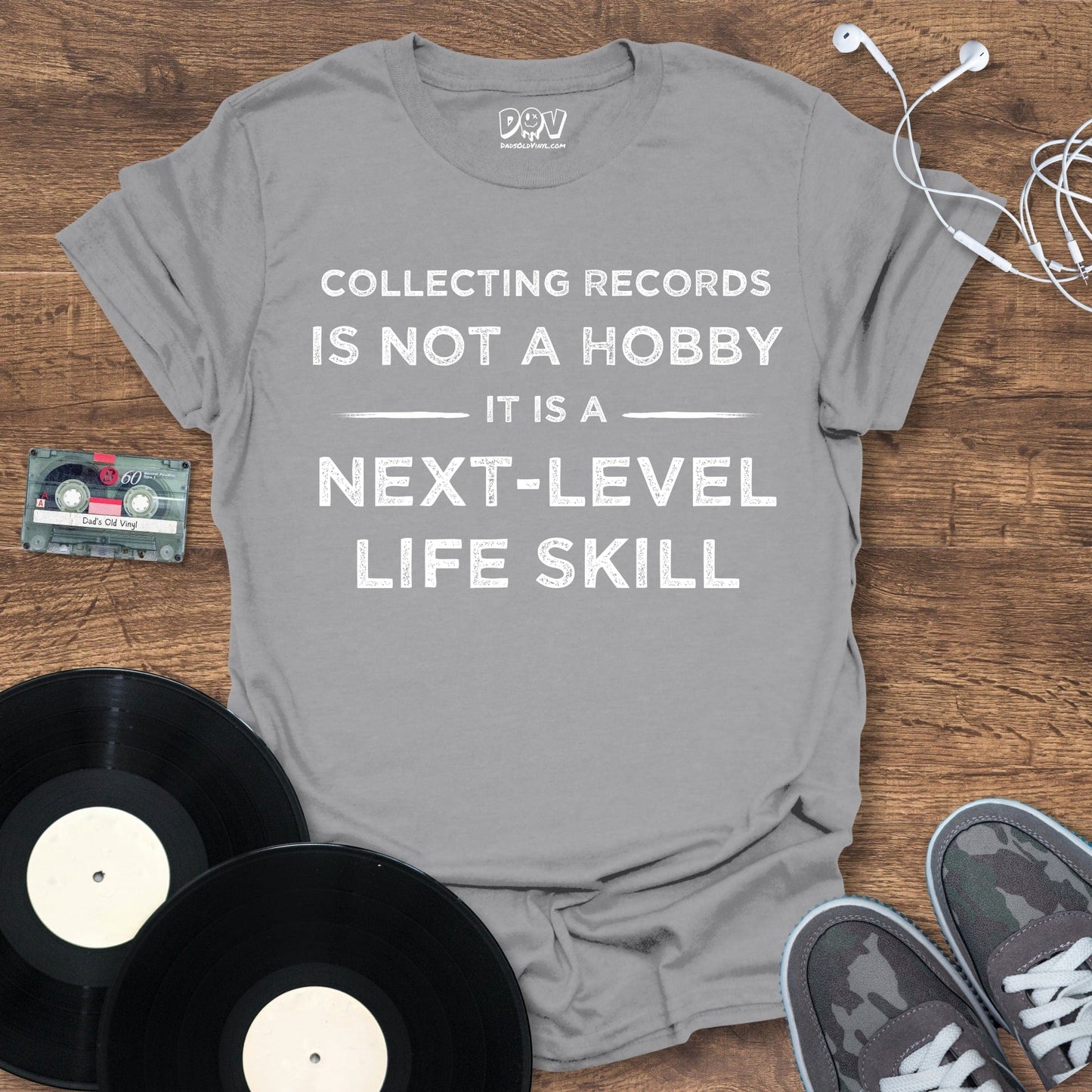 Printify Collecting Records Is Not A Hobby T-Shirt