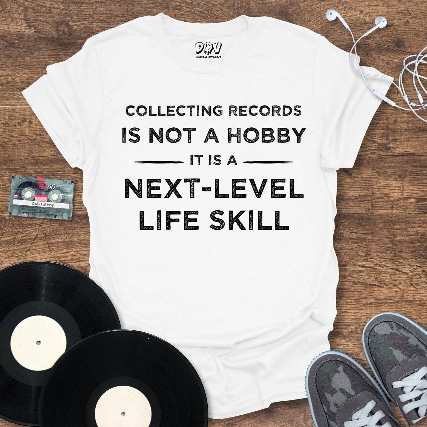 Printify Collecting Records Is Not A Hobby T-Shirt