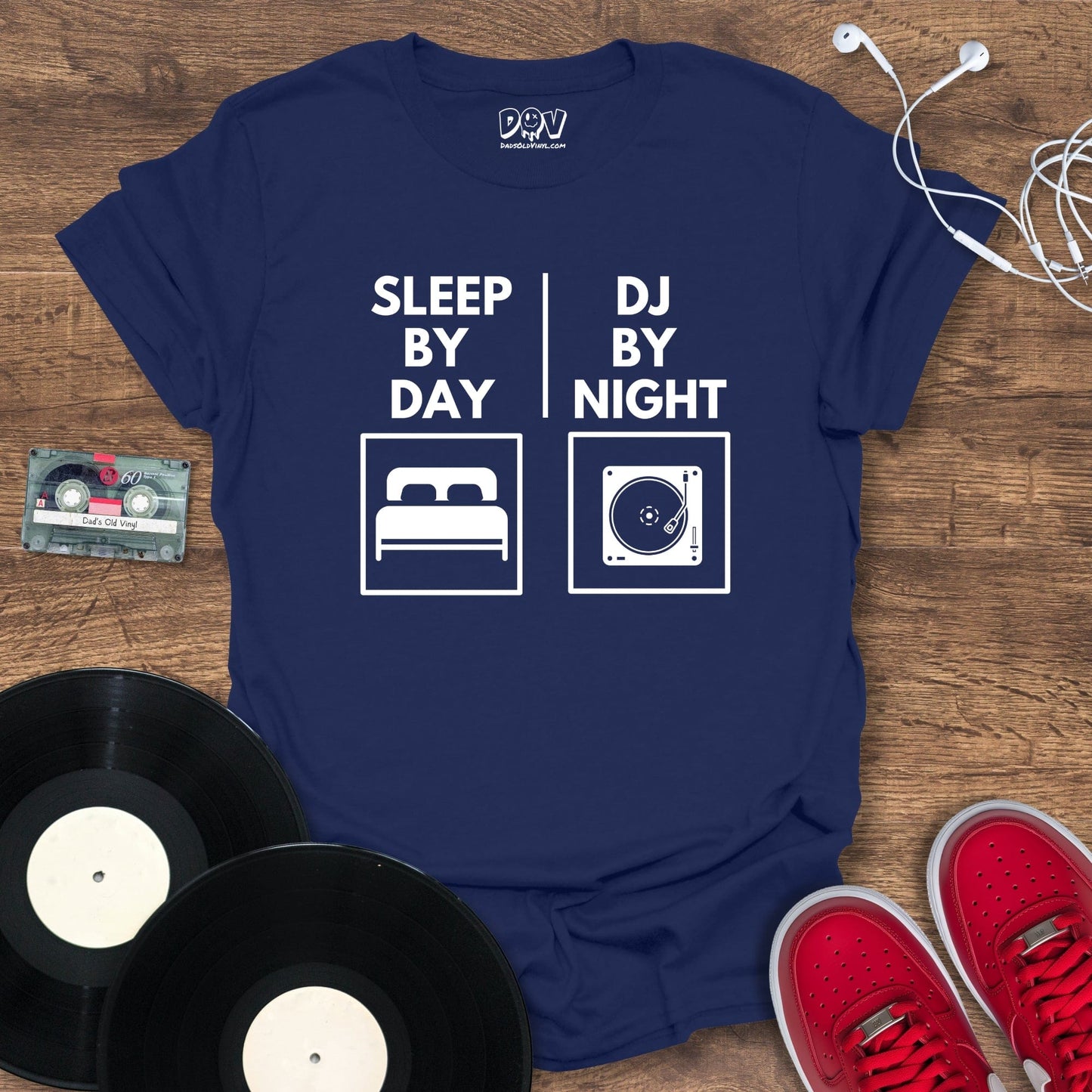 Printify DJ By Night T-Shirt