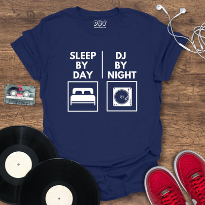 Printify DJ By Night T-Shirt