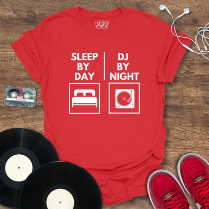 Printify DJ By Night T-Shirt