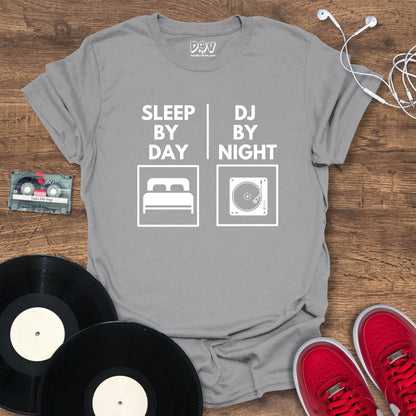 Printify DJ By Night T-Shirt