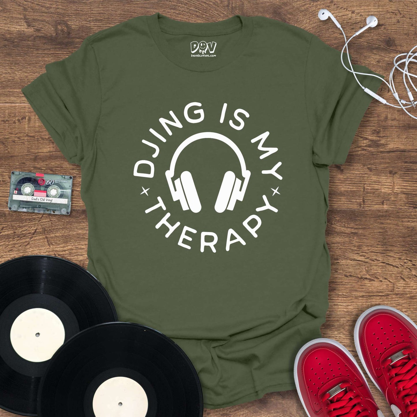 Printify DJing Is My Therapy T-Shirt