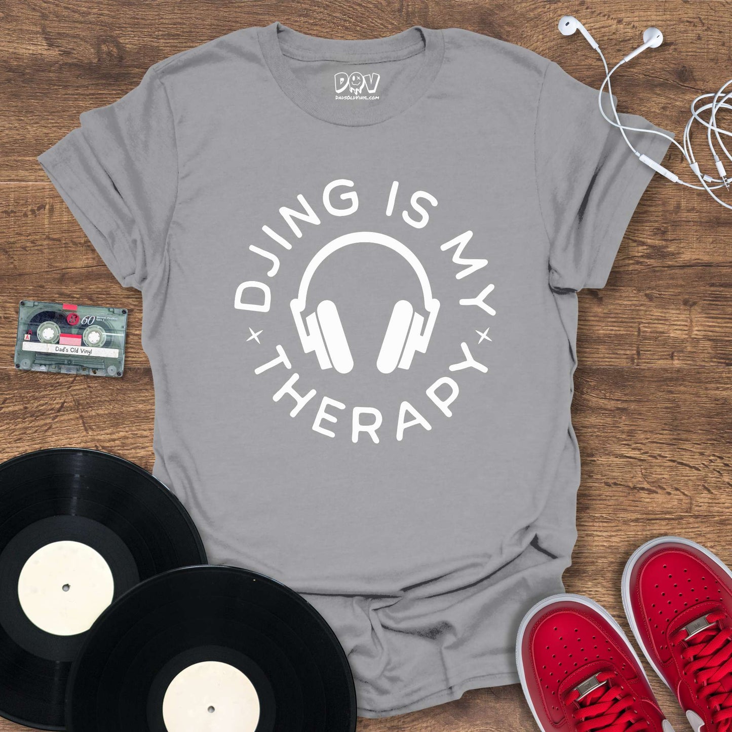 Printify DJing Is My Therapy T-Shirt