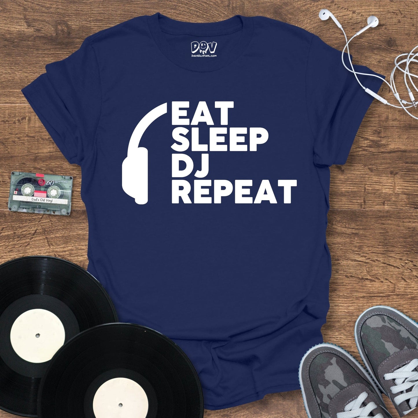 Printify Eat, Sleep, DJ, Repeat T-Shirt