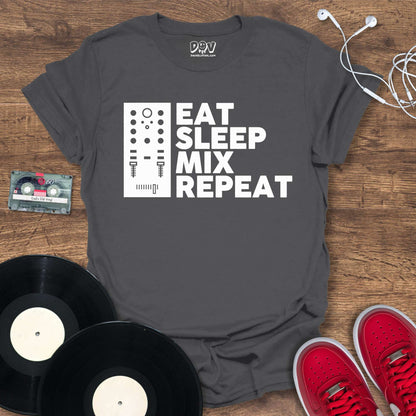 Printify Eat, Sleep, Mix, Repeat T-Shirt