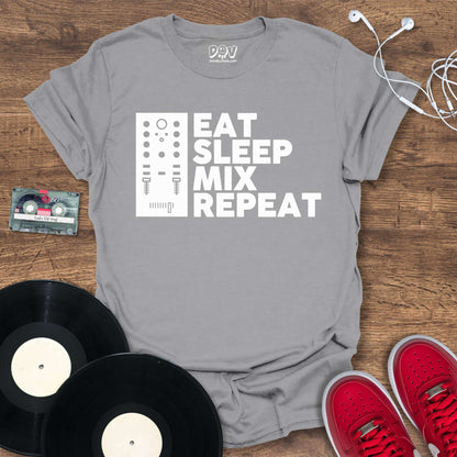 Printify Eat, Sleep, Mix, Repeat T-Shirt