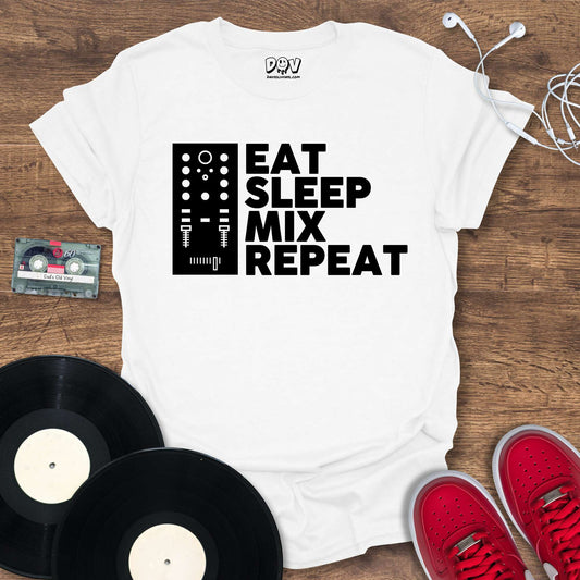 Printify Eat, Sleep, Mix, Repeat T-Shirt