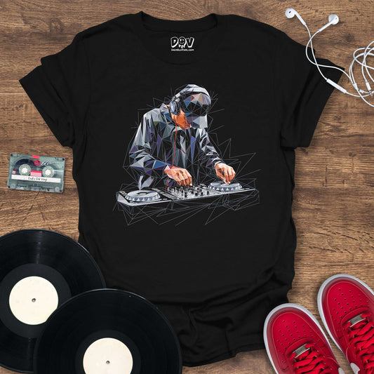 Printify Geometric DJ T-Shirt