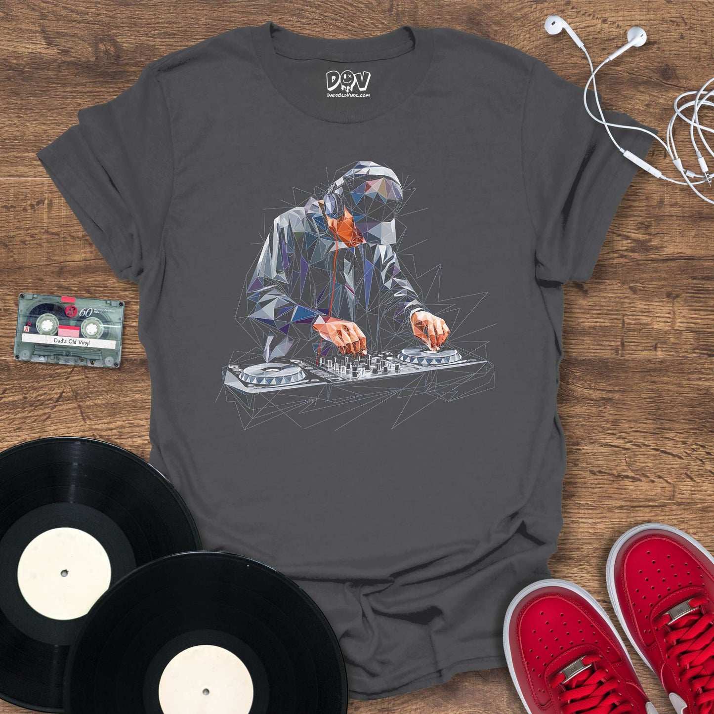 Printify Geometric DJ T-Shirt