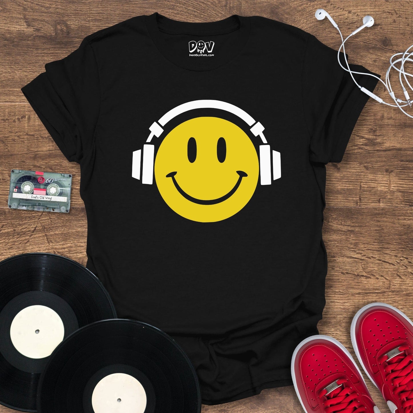 Printify Happy Listening T-Shirt