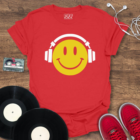 Printify Happy Listening T-Shirt