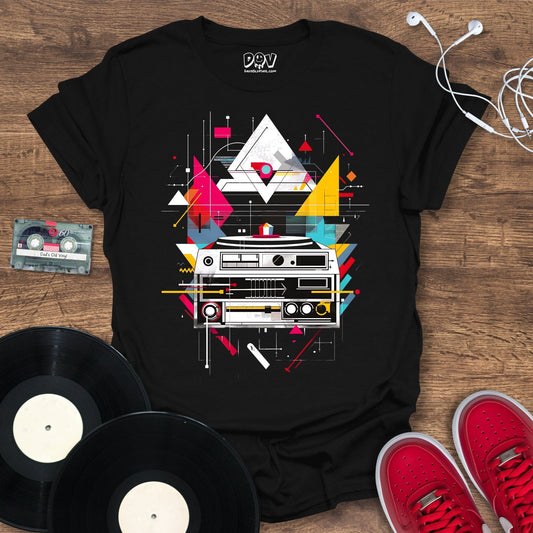 Printify Hi-Fi Geometry T-Shirt