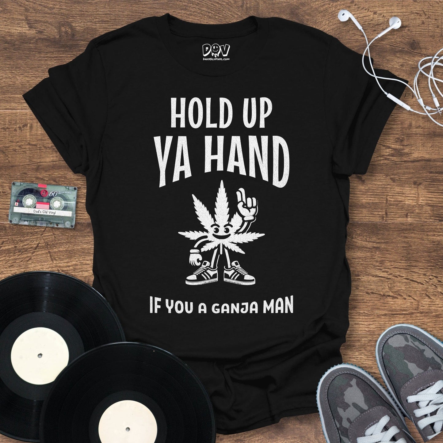 Printify Hold Up Ya Hand T-Shirt