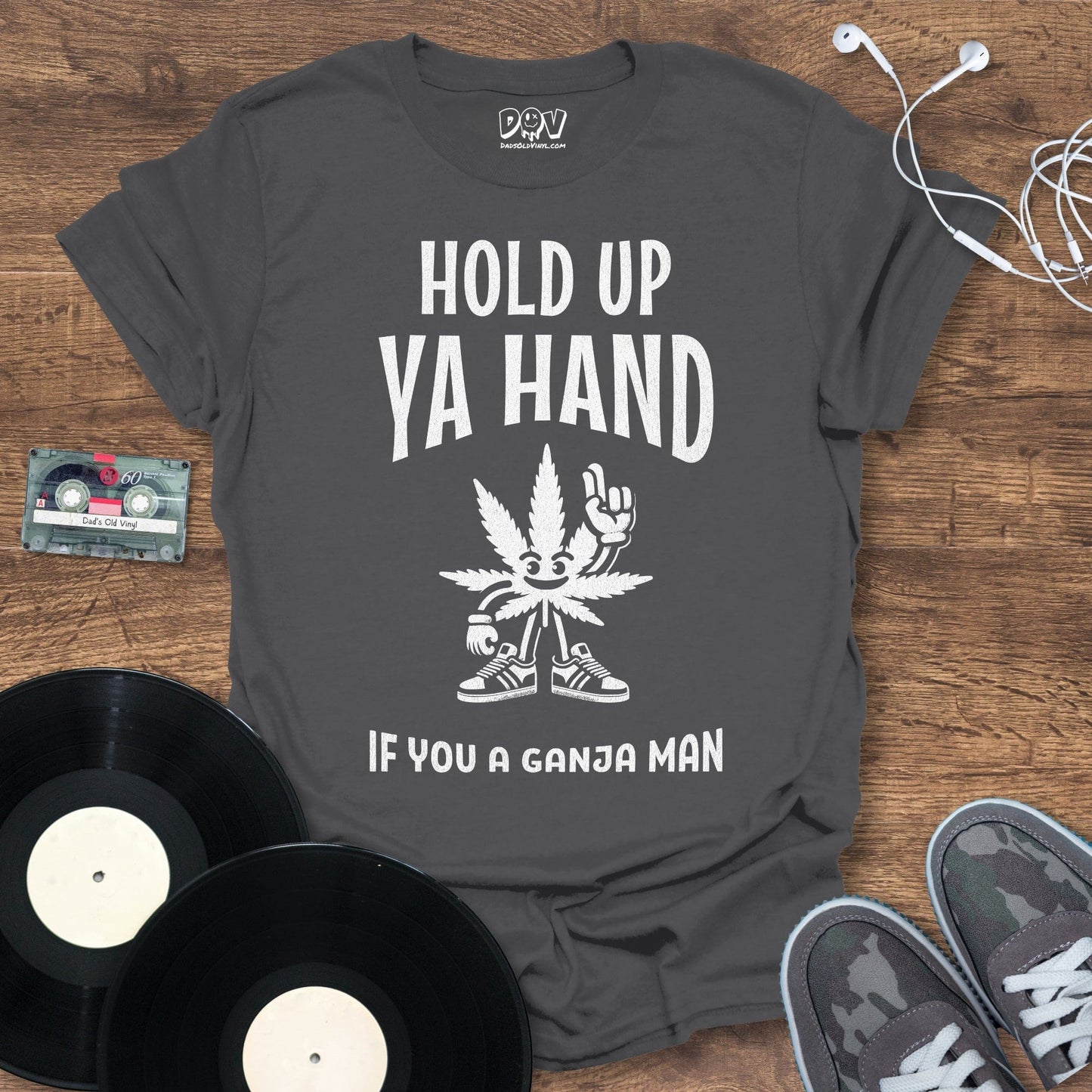 Printify Hold Up Ya Hand T-Shirt