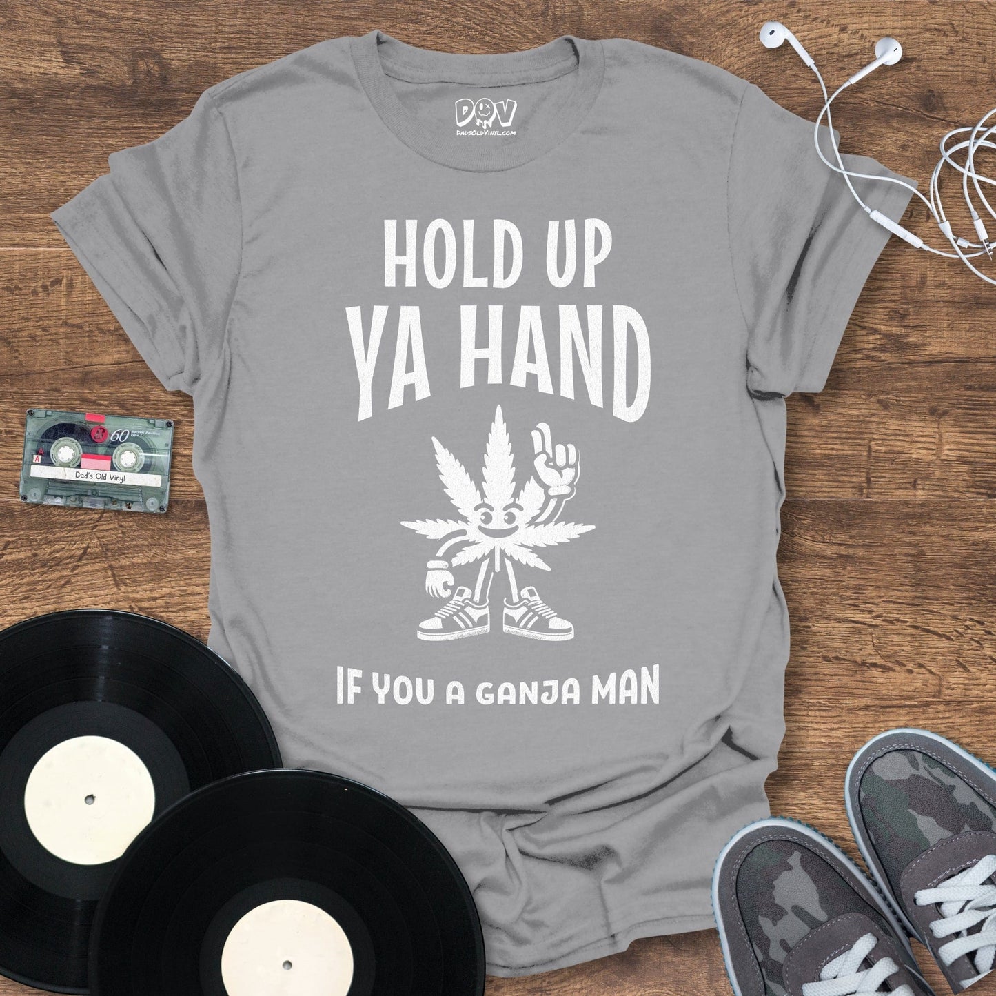 Printify Hold Up Ya Hand T-Shirt