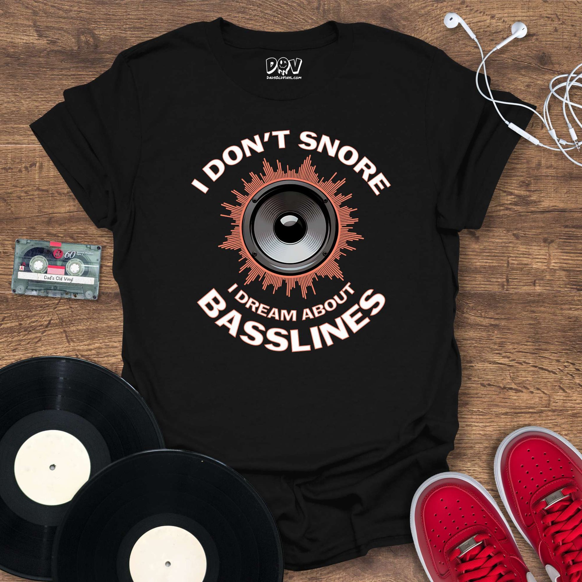 Printify I Dream About Basslines T-Shirt