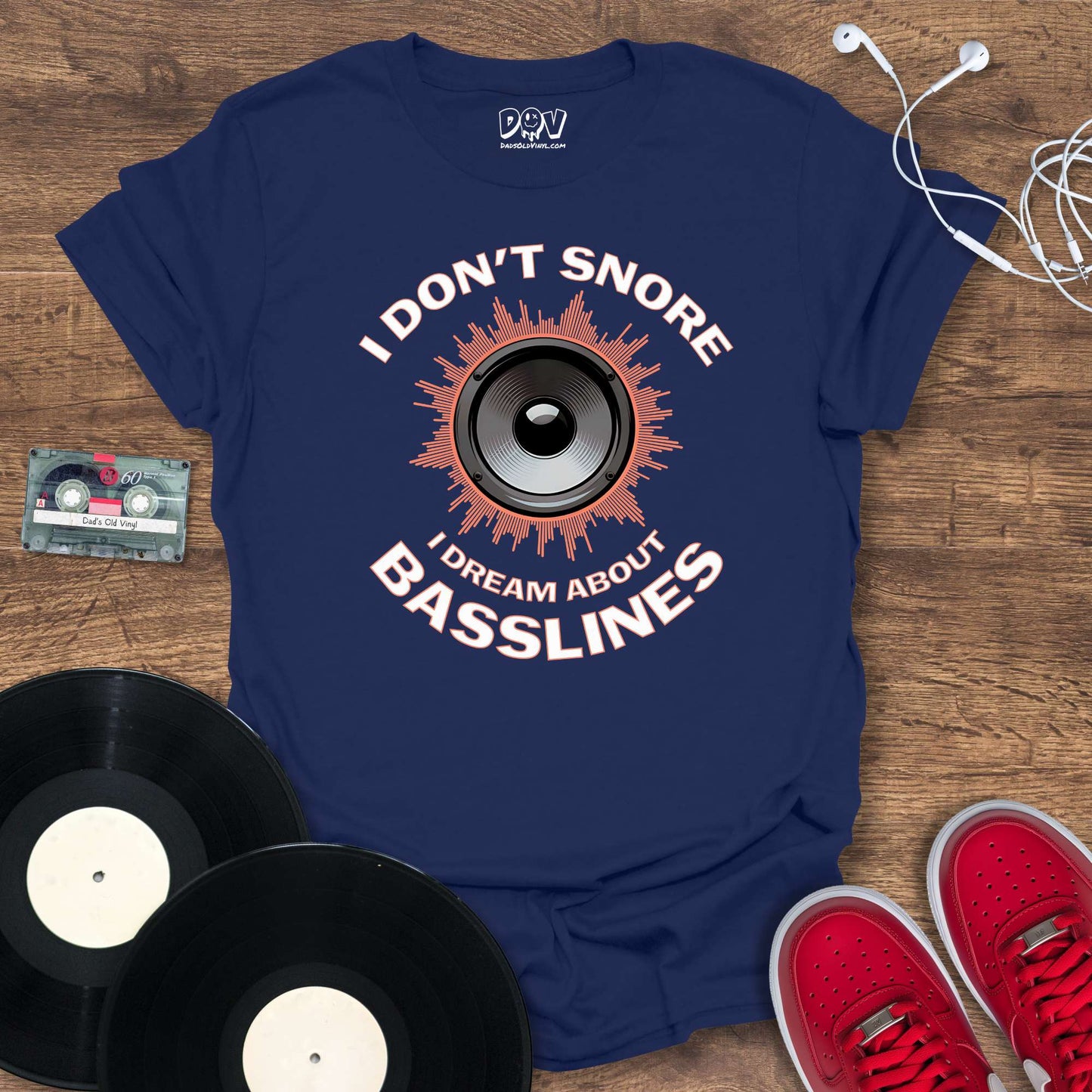 Printify I Dream About Basslines T-Shirt