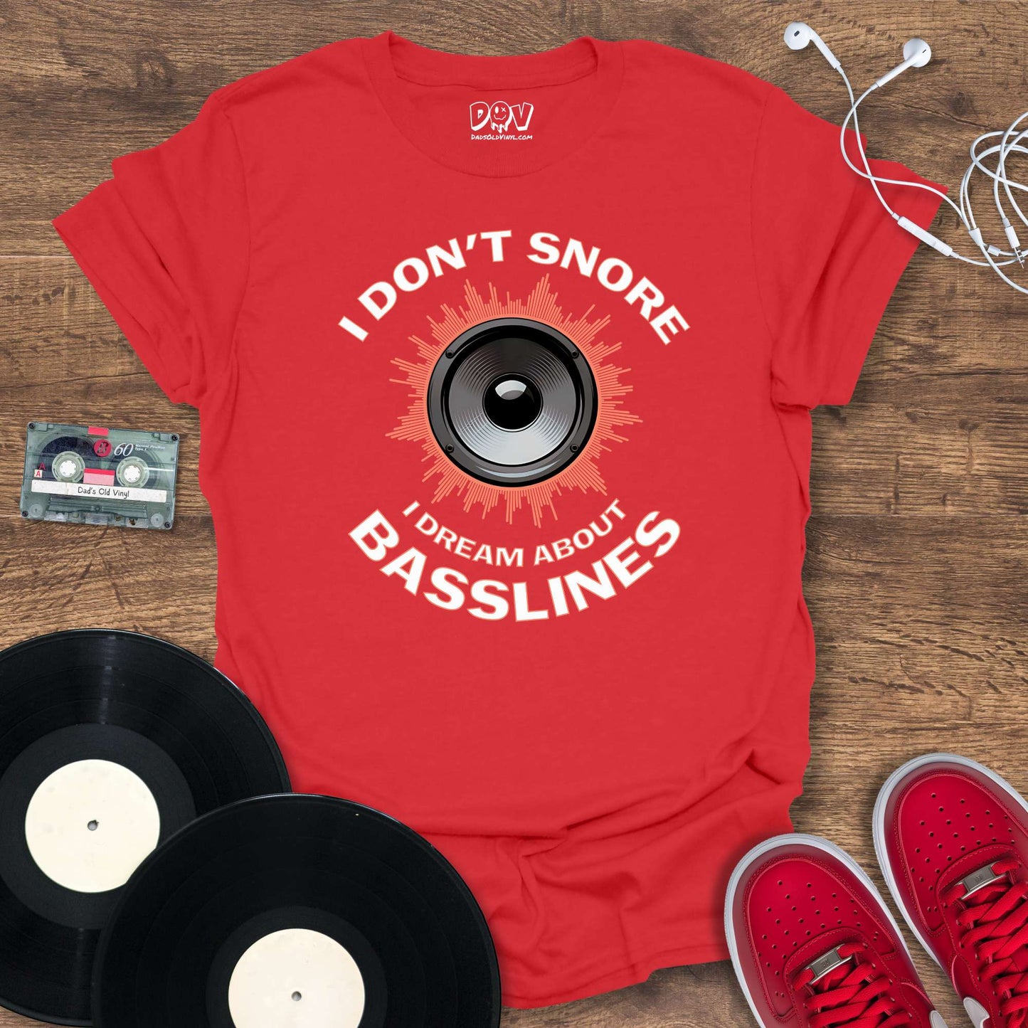 Printify I Dream About Basslines T-Shirt