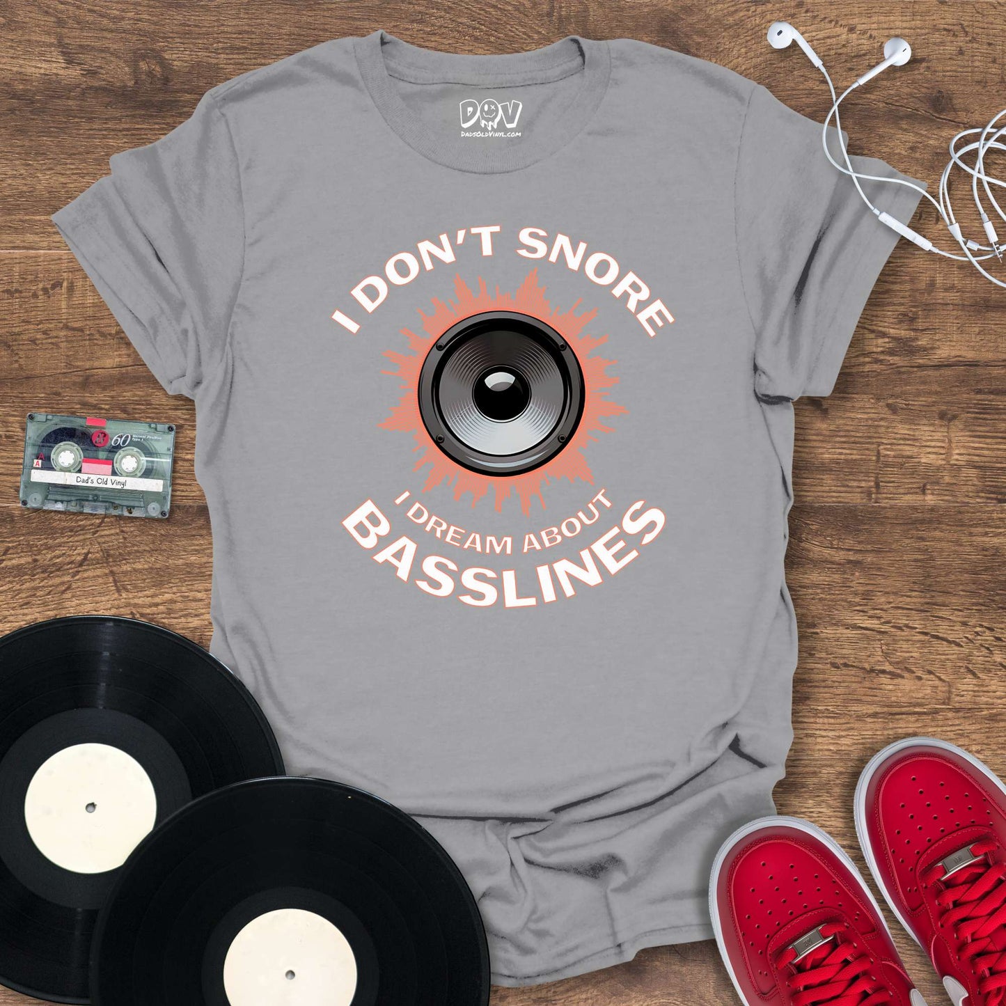 Printify I Dream About Basslines T-Shirt