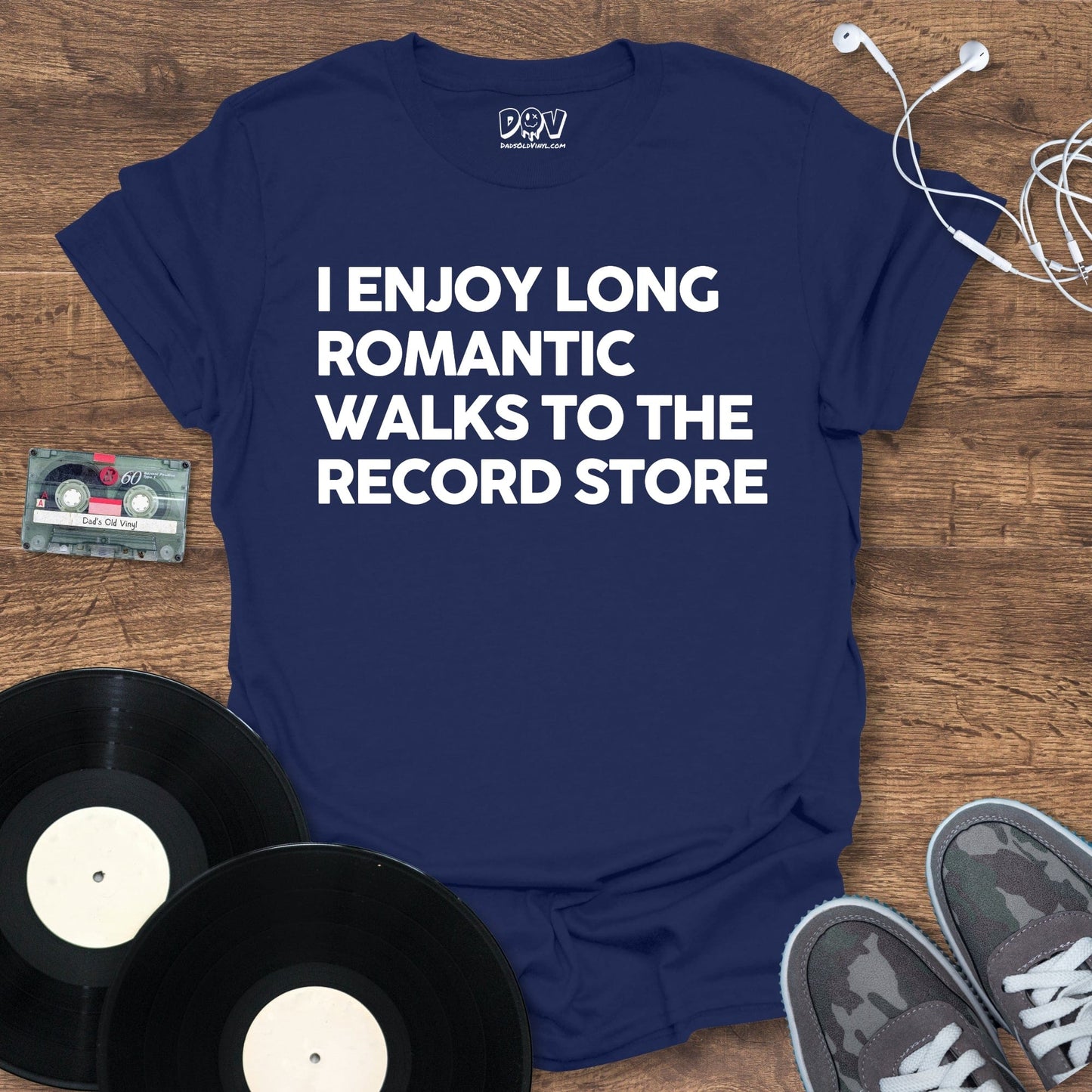 Printify I Enjoy Long Romantic Walks T-Shirt