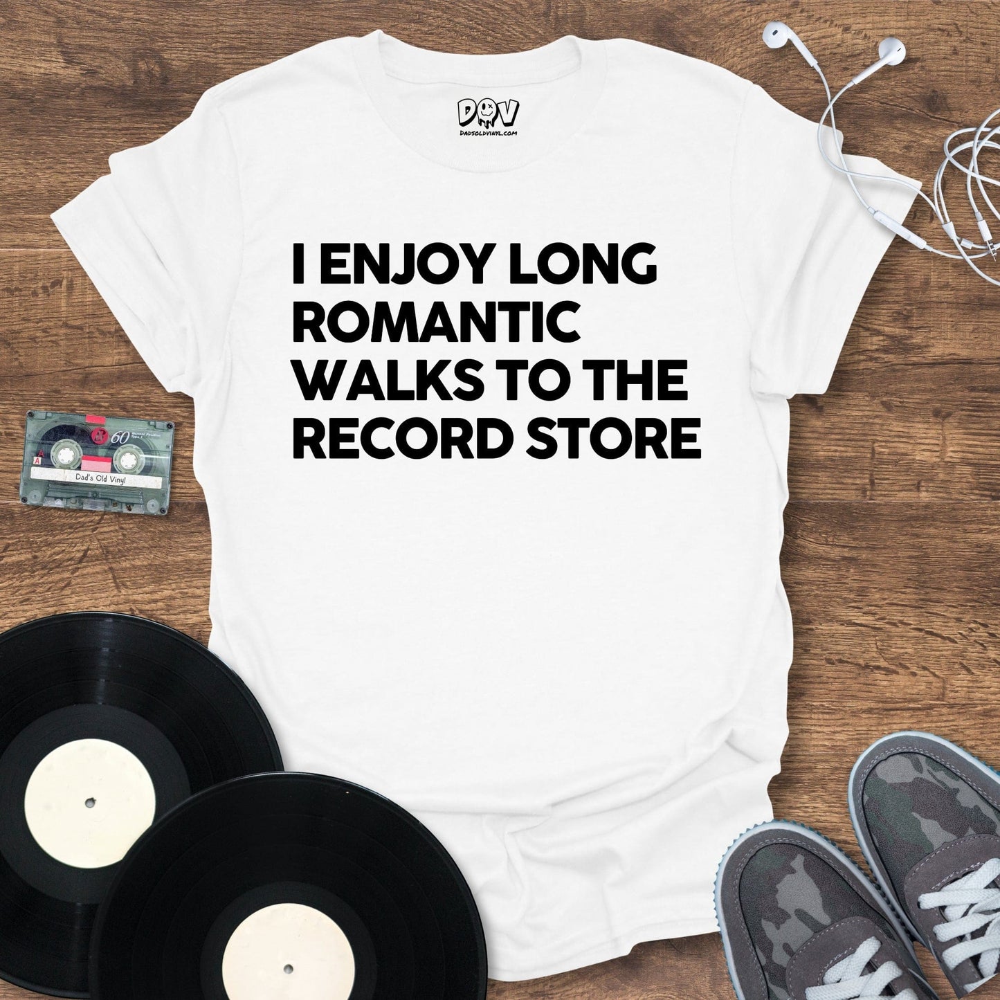 Printify I Enjoy Long Romantic Walks T-Shirt