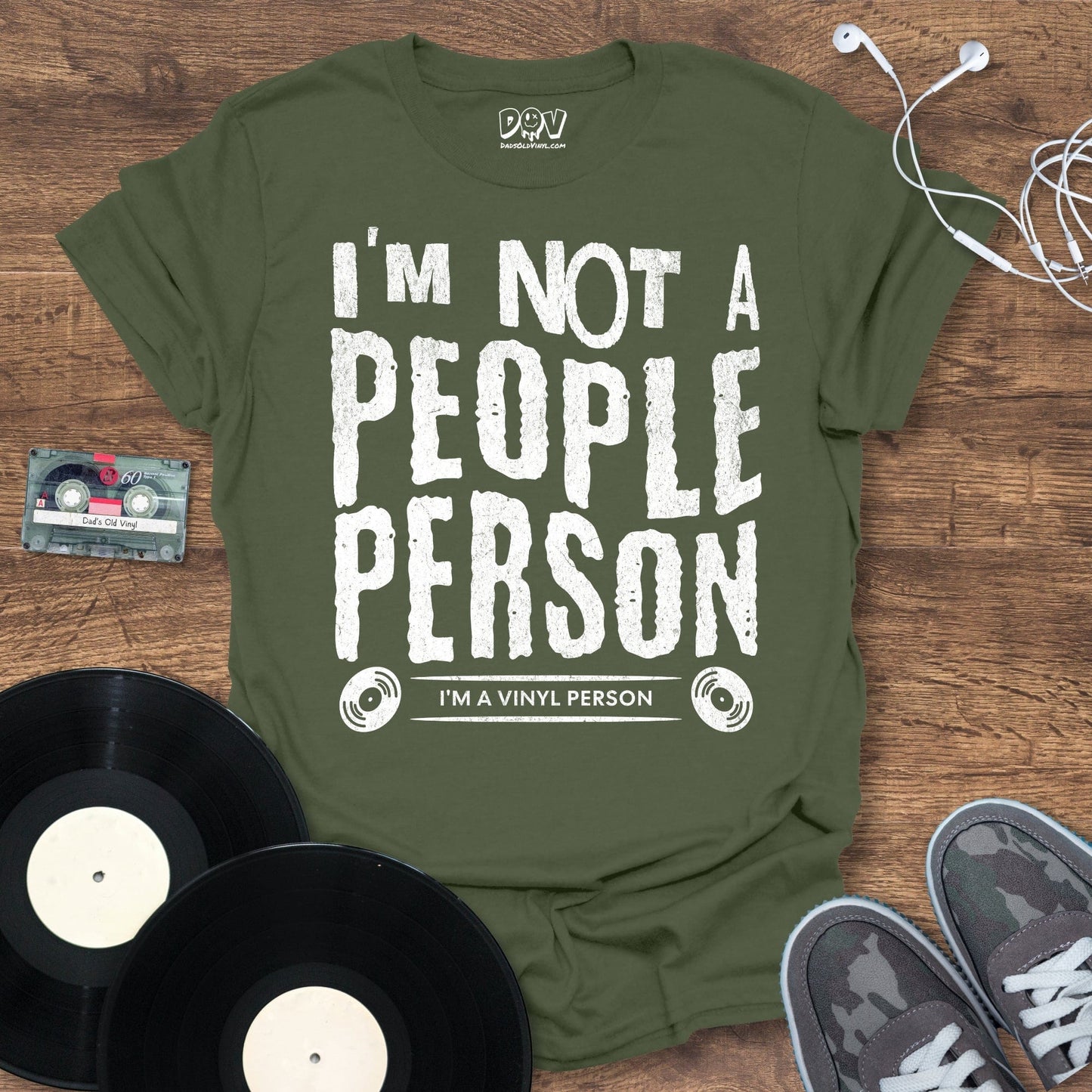 Printify I'm A Vinyl Person T-Shirt