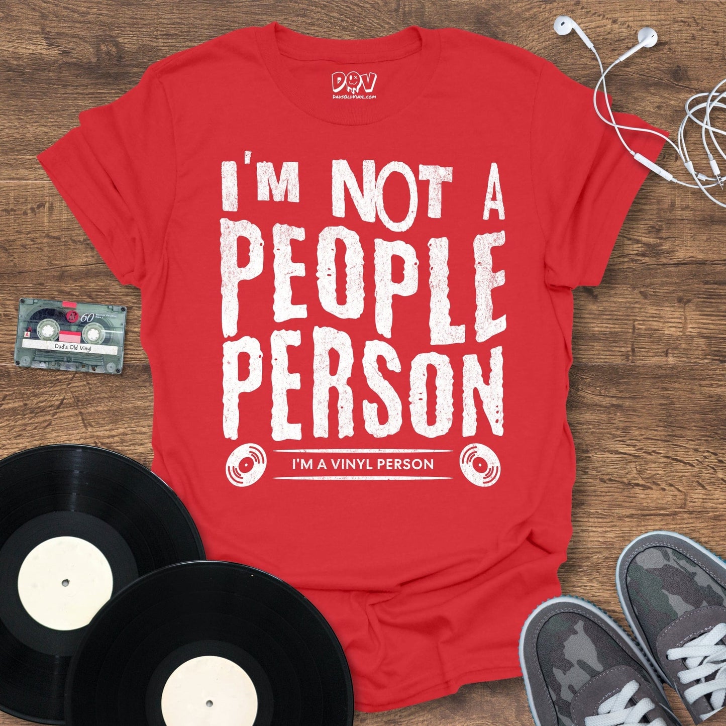 Printify I'm A Vinyl Person T-Shirt