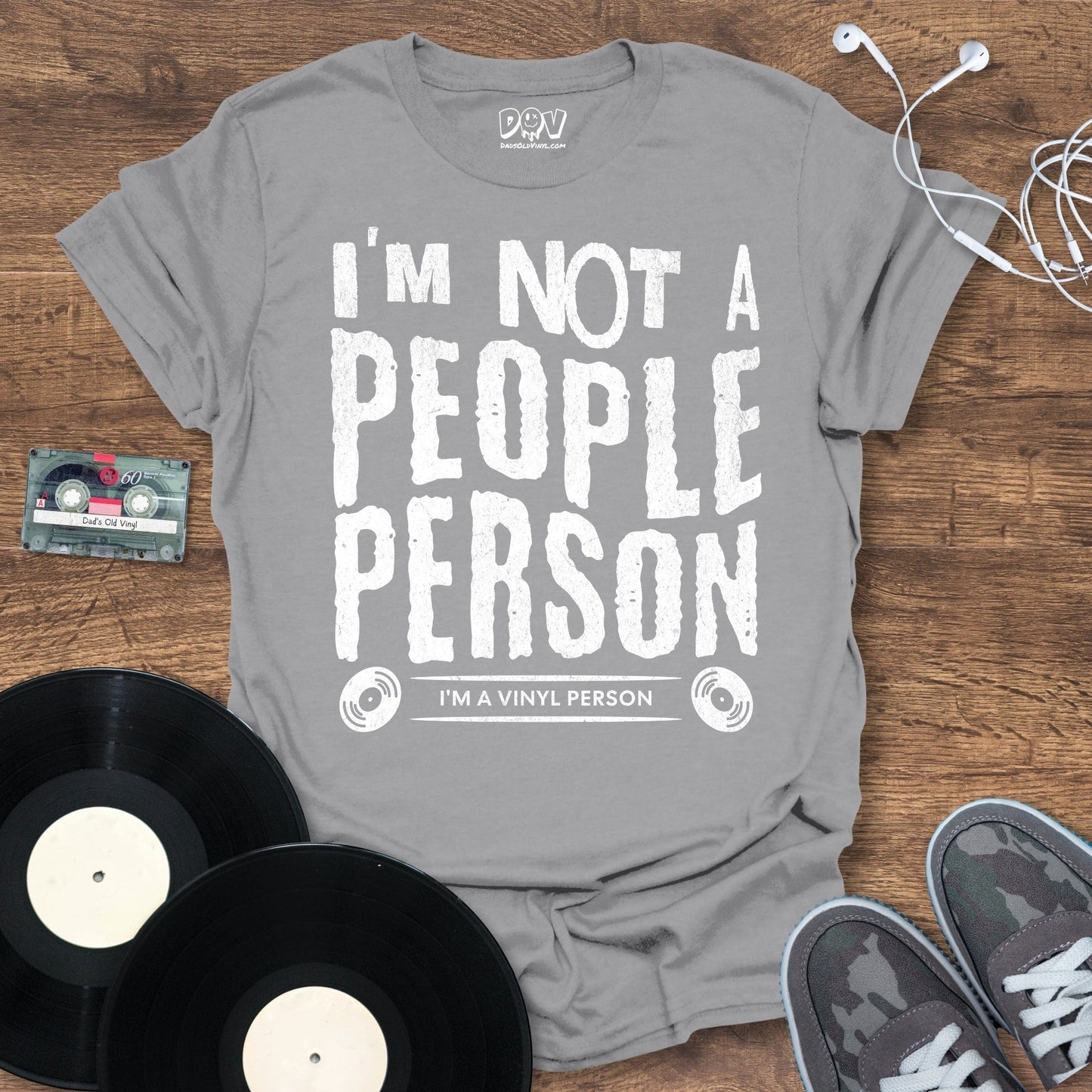 Printify I'm A Vinyl Person T-Shirt