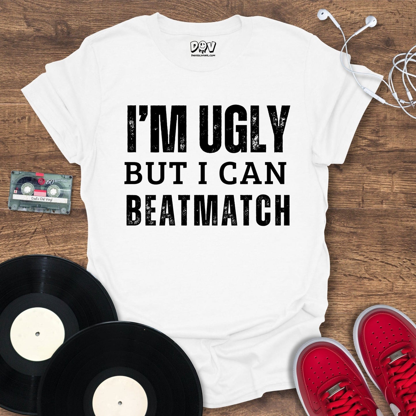 Printify I'm Ugly But I Can Beatmatch T-Shirt