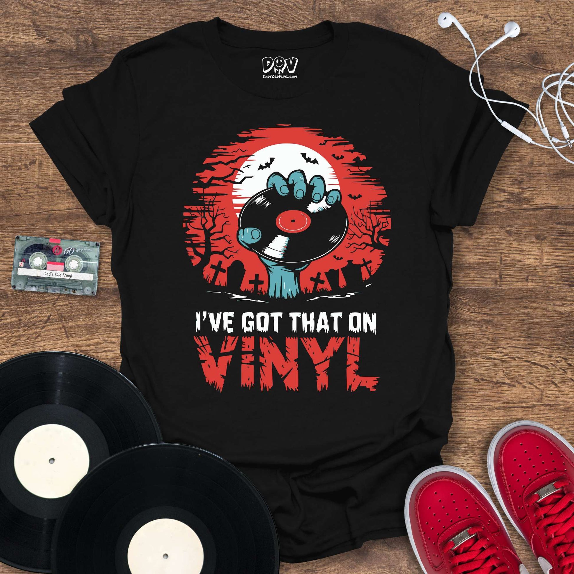 Printify I've Got That On Vinyl—Zombie Mix T-Shirt