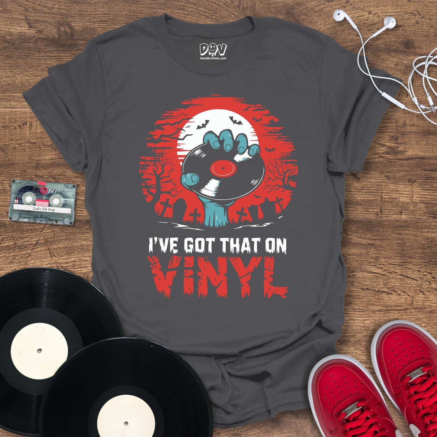 Printify I've Got That On Vinyl—Zombie Mix T-Shirt