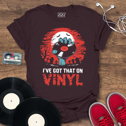 Printify I've Got That On Vinyl—Zombie Mix T-Shirt