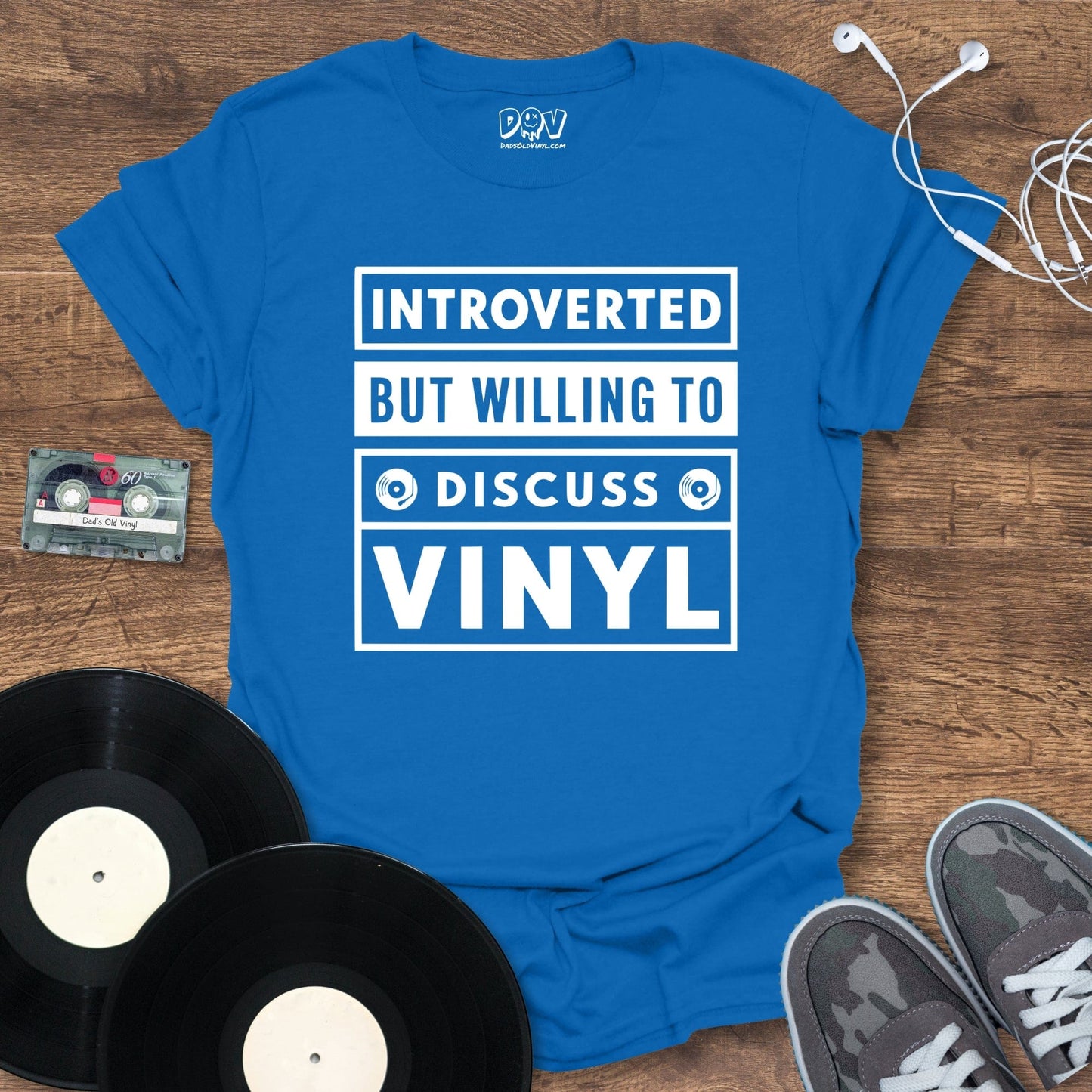 Printify Introverted But Willing To Discuss Vinyl T-Shirt