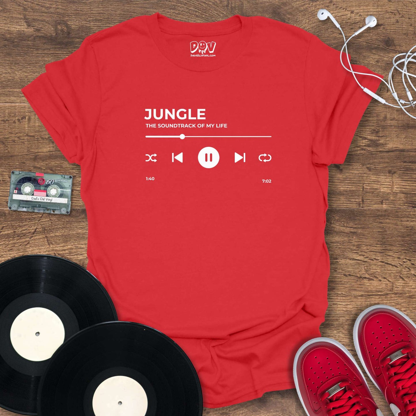 Printify Jungle - Soundtrack of My Life T-Shirt