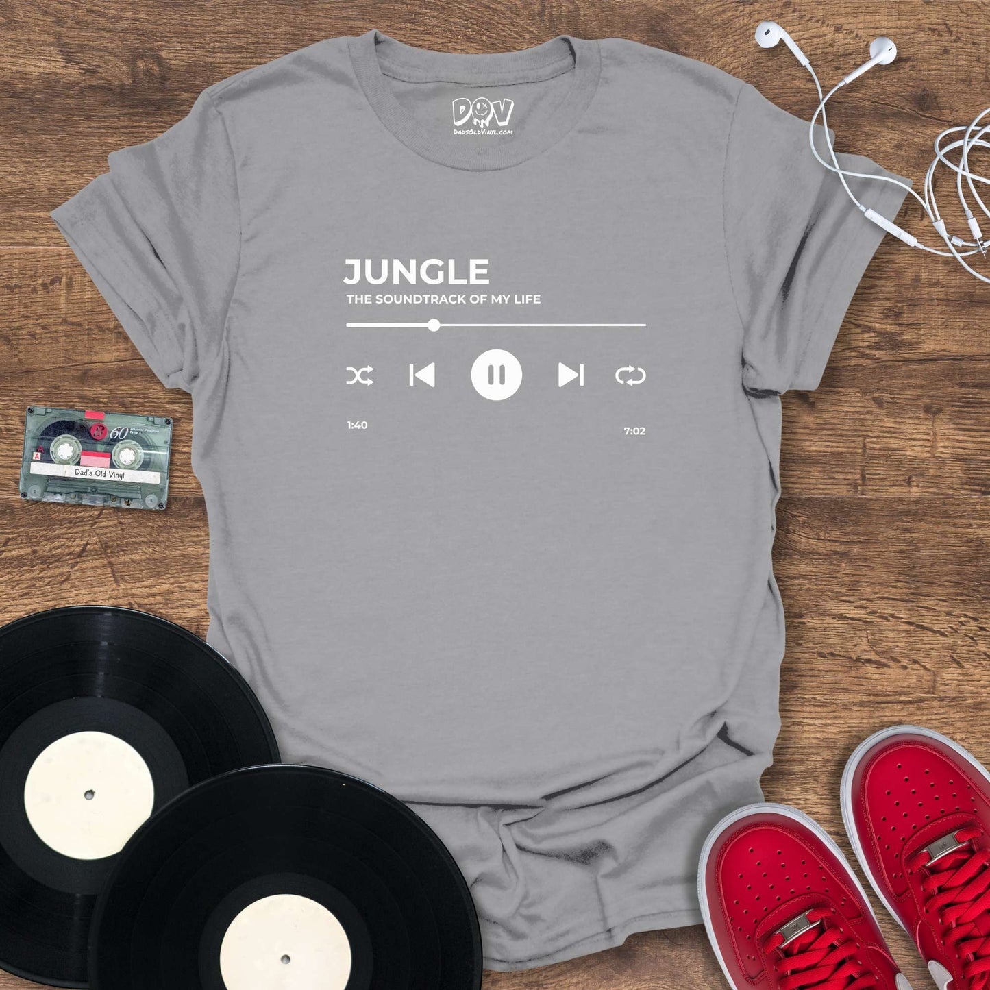 Printify Jungle - Soundtrack of My Life T-Shirt