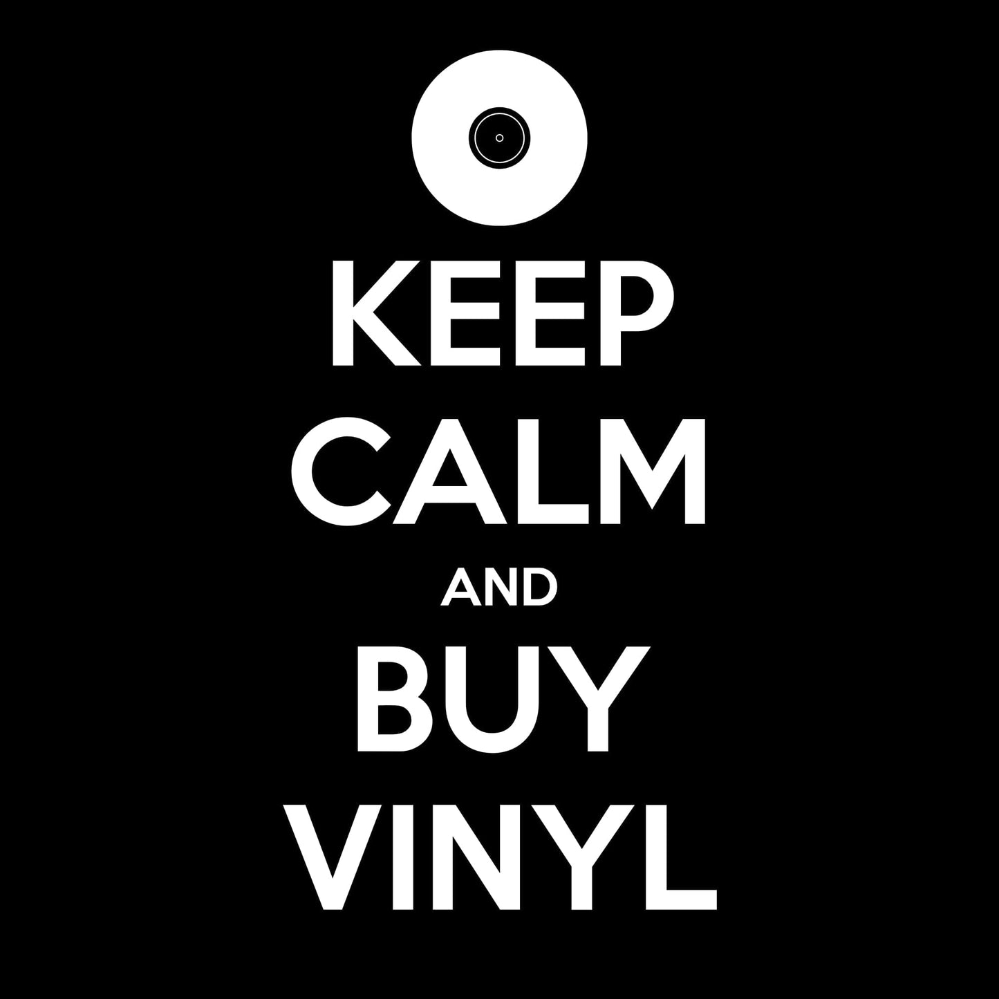 Printify Keep Calm And Buy Vinyl T-Shirt