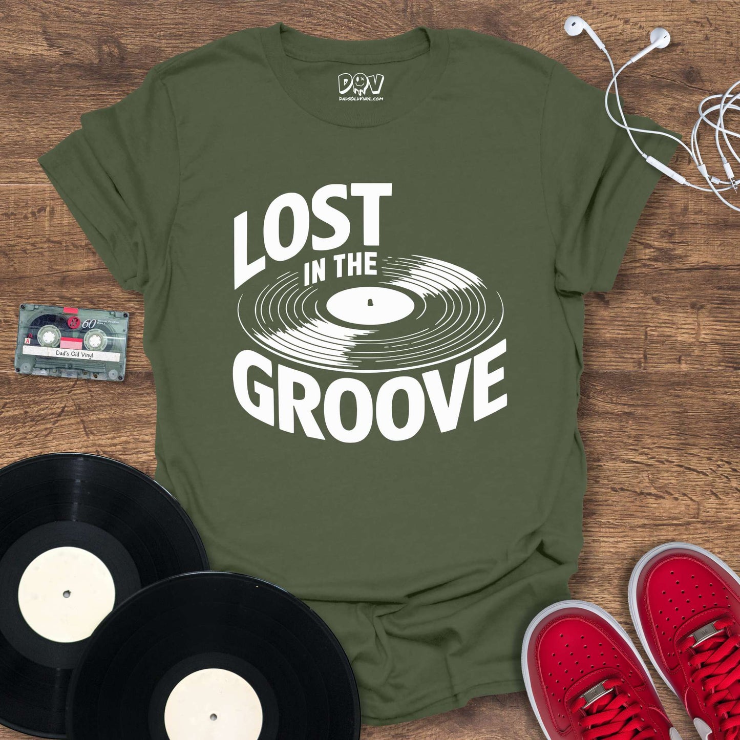 Printify Lost In The Groove T-Shirt