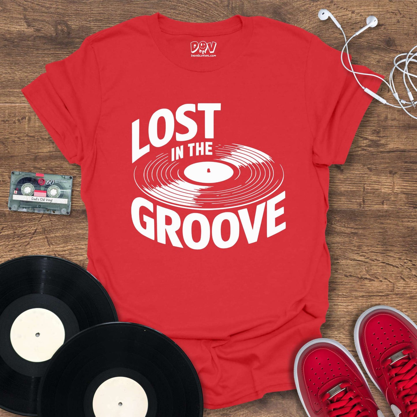 Printify Lost In The Groove T-Shirt