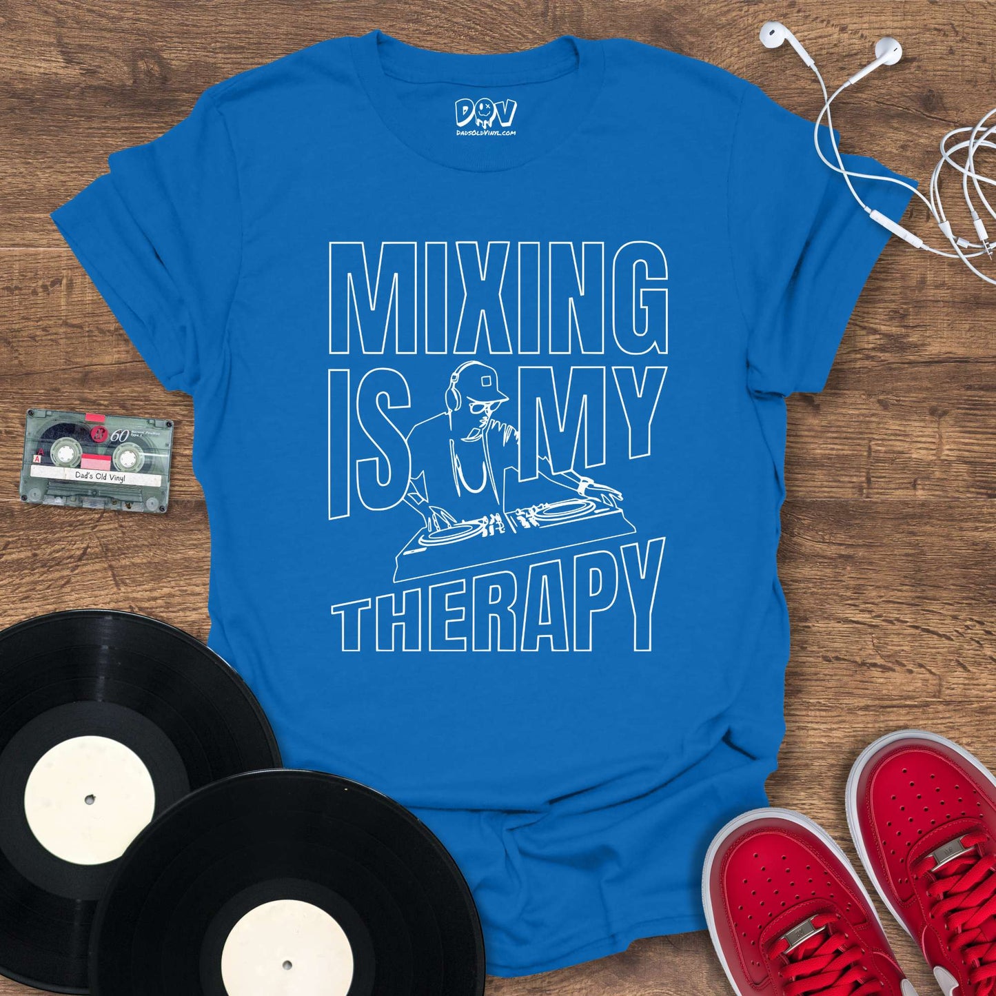 Printify Mixing Is My Therapy - Outline Mix T-Shirt