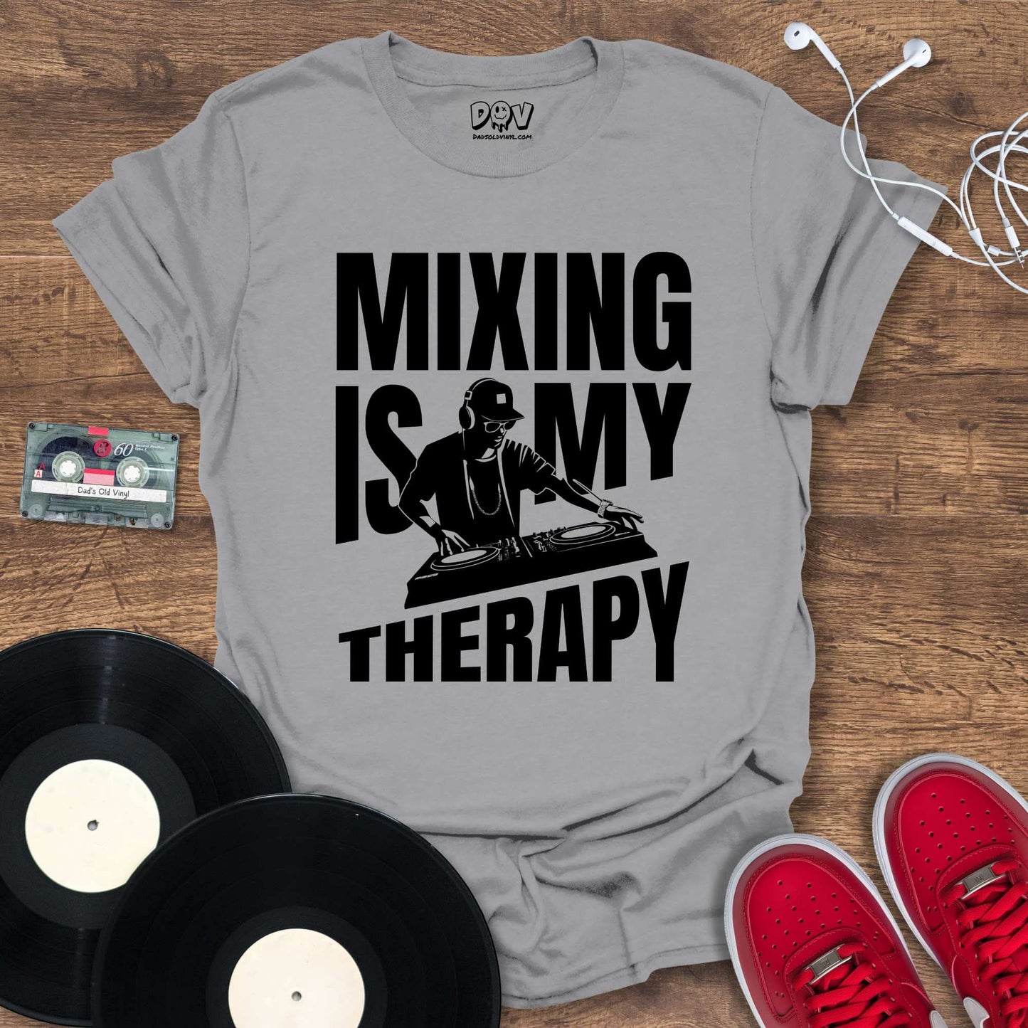 Printify Mixing Is My Therapy T-Shirt