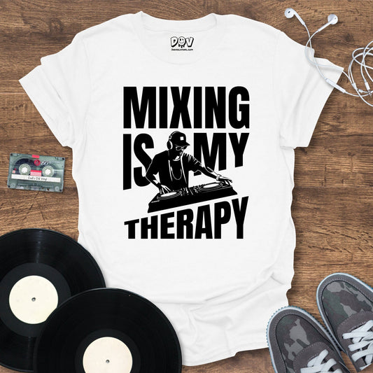 Printify Mixing Is My Therapy T-Shirt