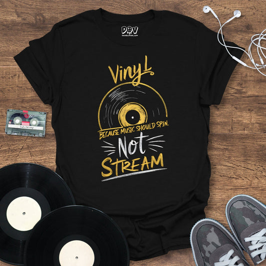 Printify Music Should Spin T-Shirt