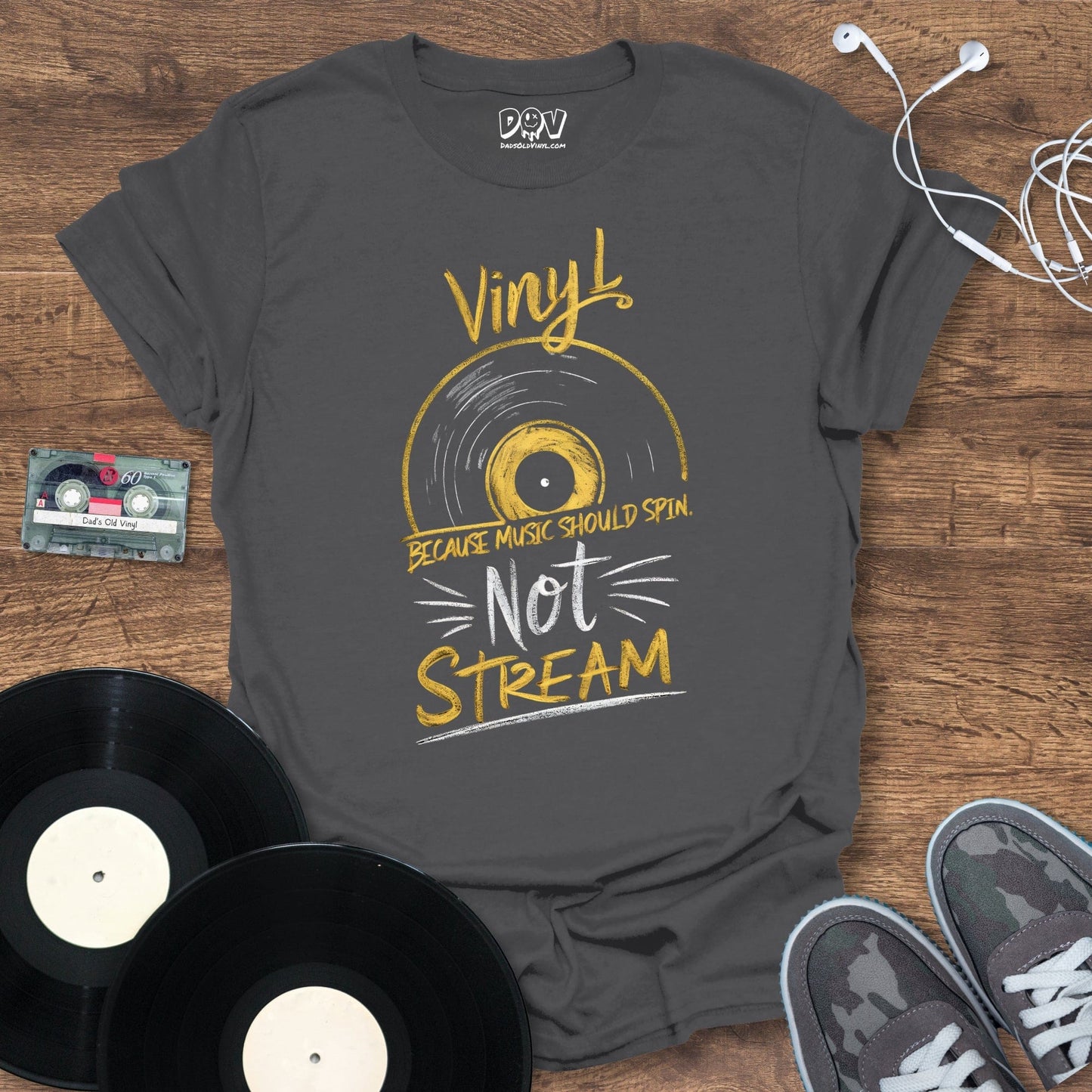 Printify Music Should Spin T-Shirt