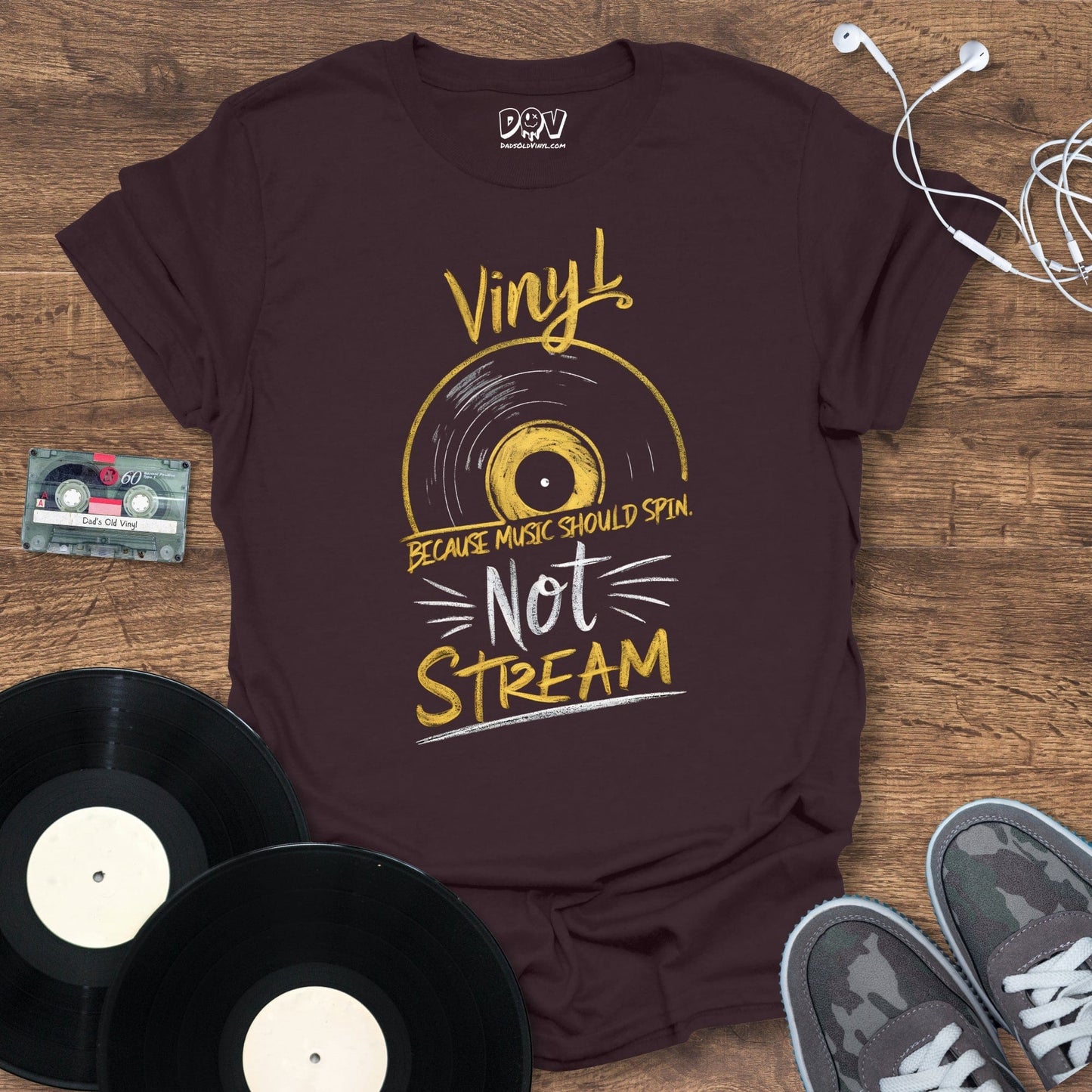 Printify Music Should Spin T-Shirt