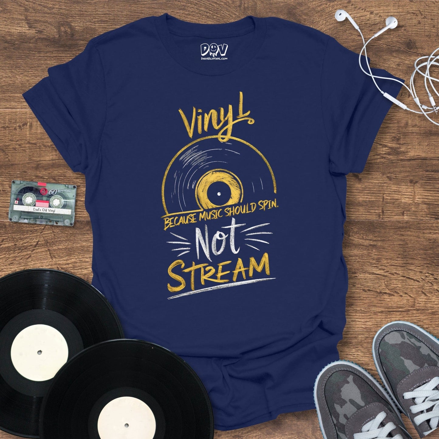 Printify Music Should Spin T-Shirt