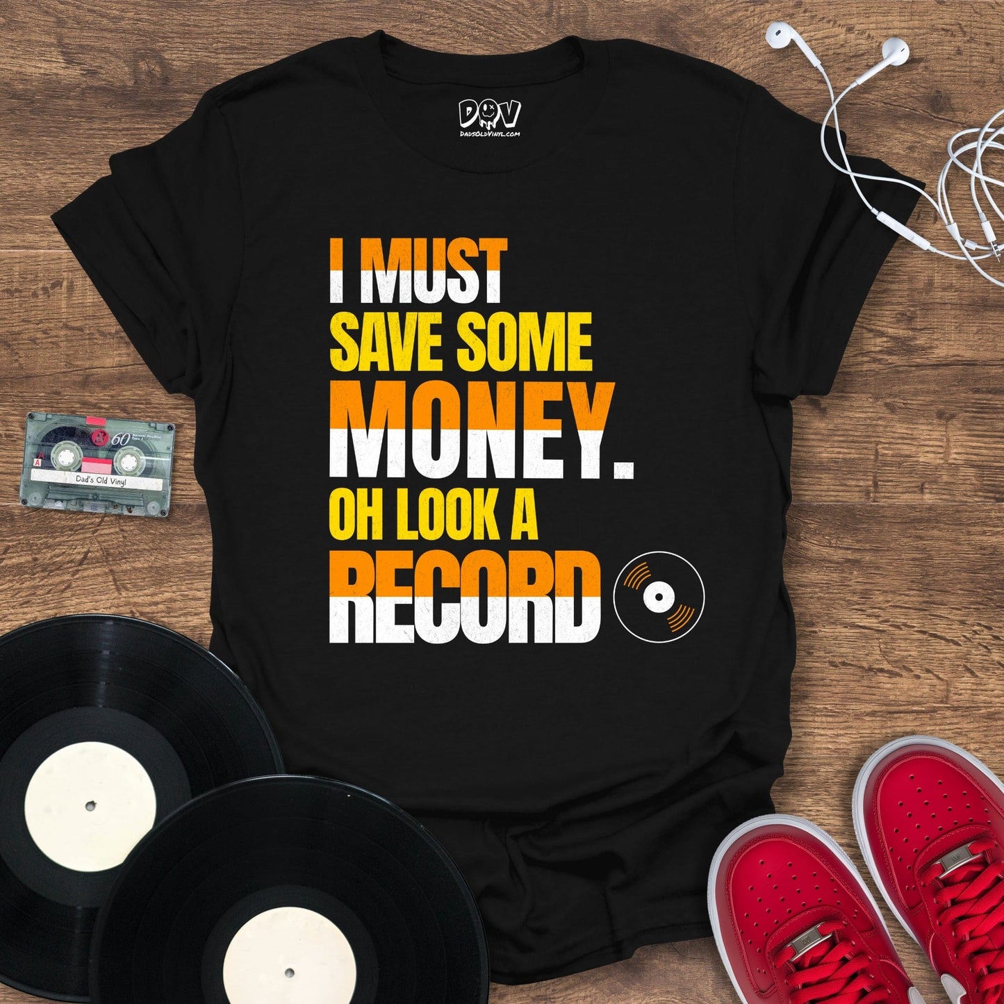 Printify Oh Look A Record T-Shirt